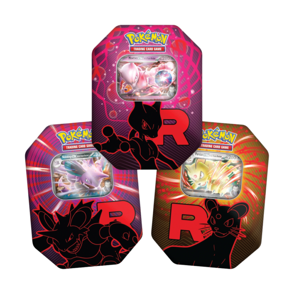 TRIO POKEBOX EV10 Arset Pokébox Team rocket Mewtwo, Nidoking et Persian