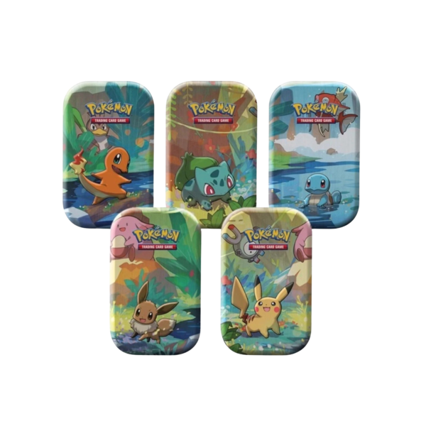 Display Mini-Tins Amitiés de Kanto & Puissance de Kanto