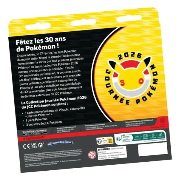 POKEMON DAY 26_2 Coffret Pokémon Day 2026 – Édition 30ᵉ Anniversaire