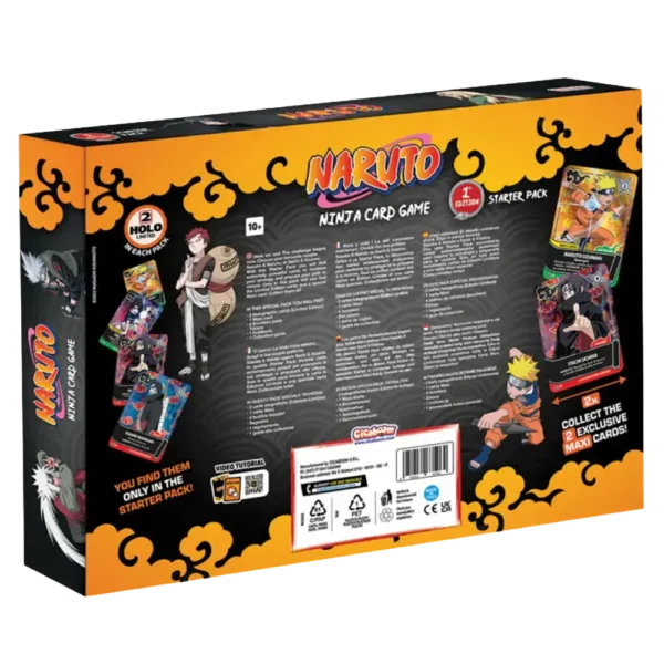 Coffret-ARRIERE-Naruto Coffret Starter Pack – Konoha Shidō – Sasuke & Naruto (1er Édition)