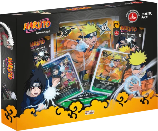 Coffret NarutoTCG Coffret Starter Pack – Konoha Shidō – Sasuke & Naruto (1er Édition)