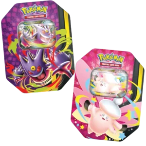 M-ECTO_MEL Arset Pokébox Lumière Lunaire (Méga-Ectoplasma ex & Méga-Mélodelfe ex)